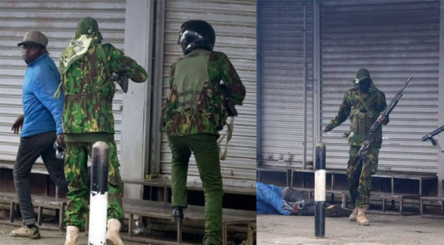 Police captured shooting a vendor during the anti-police brutality June 18